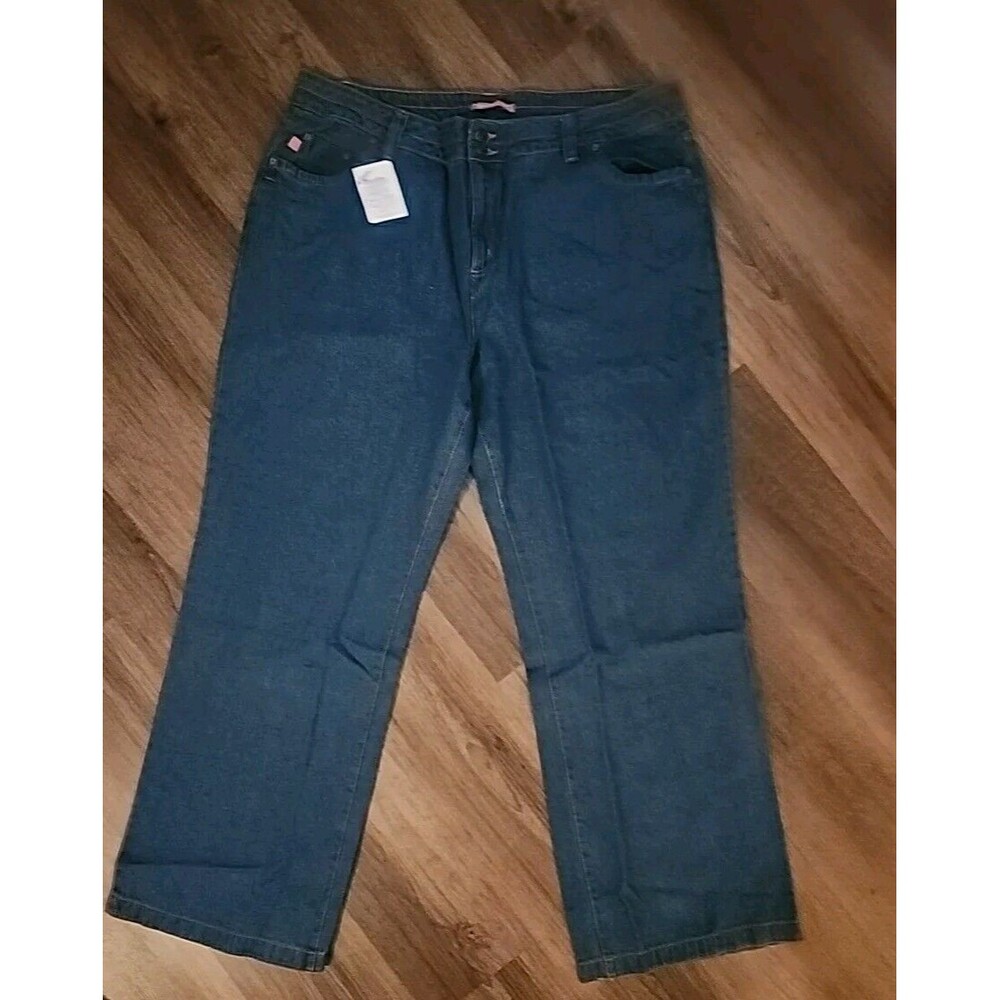 NWOT  Woman Within Jeans 24t New Strech Wide Leg